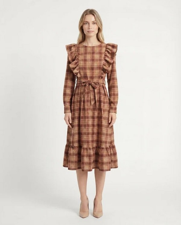 Vestido Tartan Anais - Imagen 3