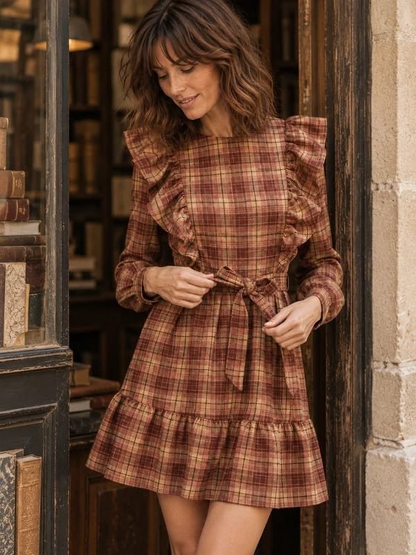 Vestido Tartan Camille - Imagen 2
